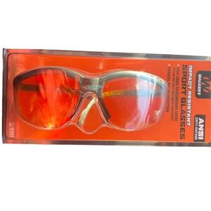 Walker's Impact Resistant Sport Safety Glasses ANSI Z87.1 Rating Brand New Box